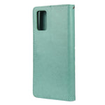 Custodia per telefono in pelle a vibrazione orizzontale con motivo floreale a farfalla con slot per schede e supporto, For Xiaomi Redmi Note 11