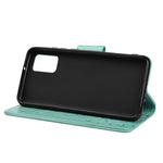 Custodia per telefono in pelle a vibrazione orizzontale con motivo floreale a farfalla con slot per schede e supporto, For Xiaomi Redmi Note 11