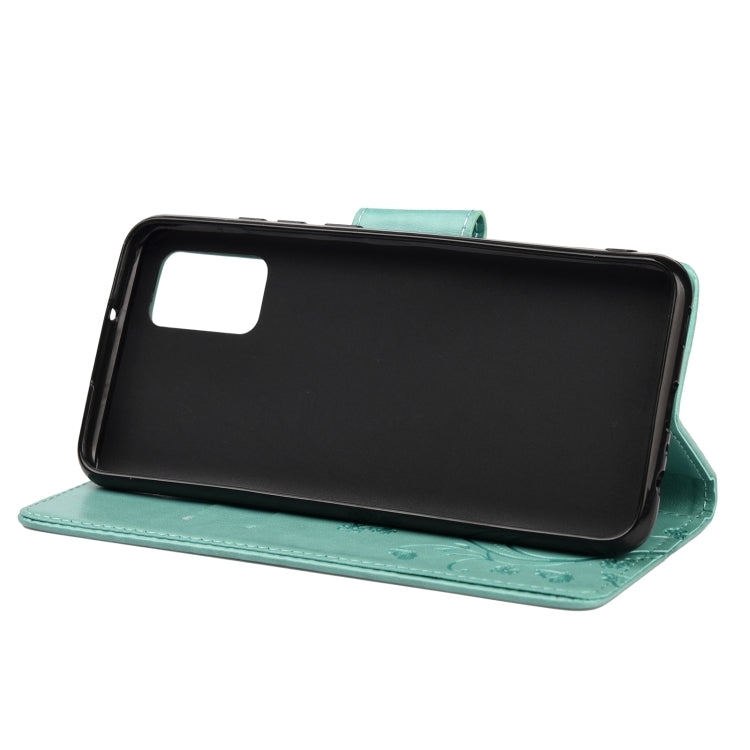 Custodia per telefono in pelle a vibrazione orizzontale con motivo floreale a farfalla con slot per schede e supporto, For Xiaomi Redmi Note 11
