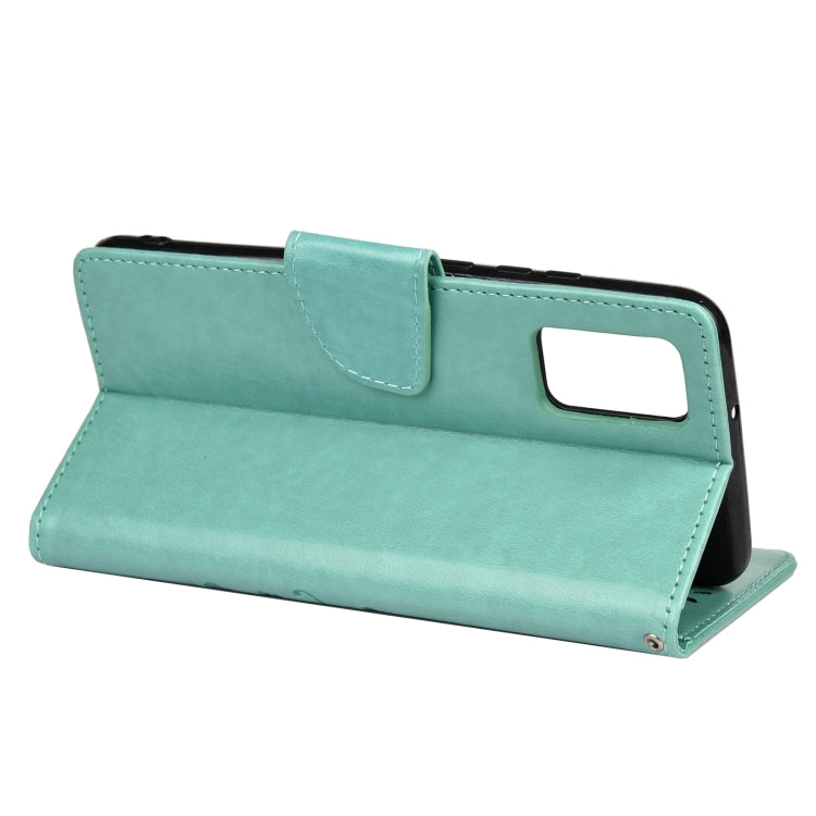 Custodia per telefono in pelle a vibrazione orizzontale con motivo floreale a farfalla con slot per schede e supporto, For Xiaomi Redmi Note 11