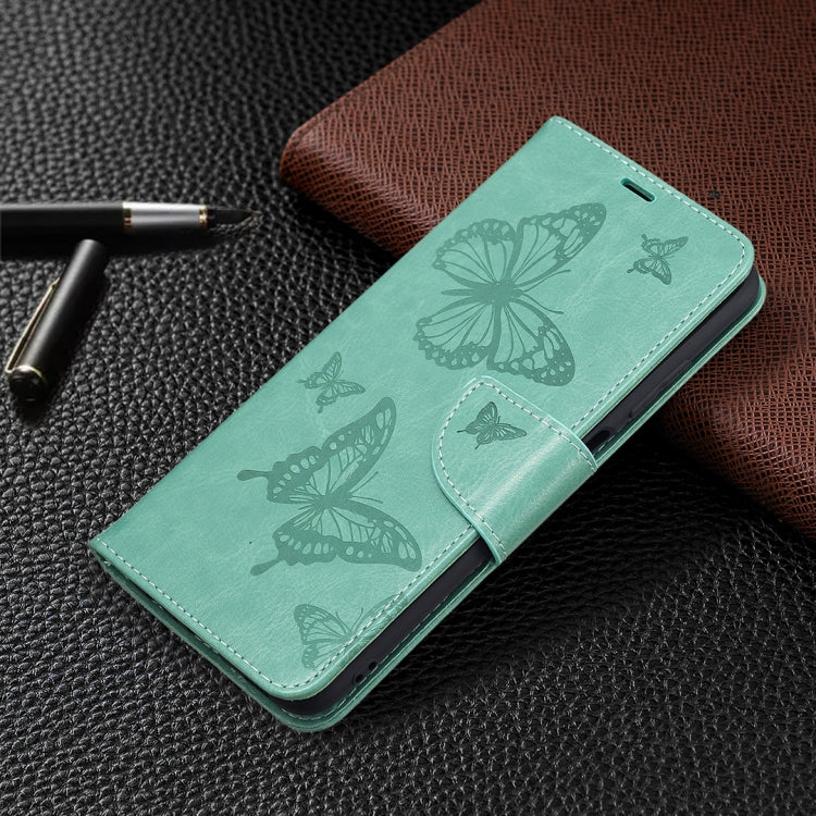 Custodia per telefono in pelle con due farfalle goffrate, For Samsung Galaxy A03s 166mm