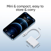 JOYROOM S-H142 4 in 1 8 pin a scheda SD / TF + carica a 8 pin + adattatore per lettore fotocamera OTG interfaccia USB, compatibile con IOS 13