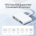 Adattatore JOYROOM 4 in 1 8 pin per schede SD/TF iOS 13
