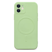 Custodia per telefono Magsafe a copertura totale in silicone liquido, For iPhone 12 mini, For iPhone 12, For iPhone 12 Pro