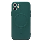 Custodia per telefono Magsafe a copertura totale in silicone liquido, For iPhone 12 mini, For iPhone 12, For iPhone 12 Pro