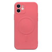 Custodia per telefono Magsafe a copertura totale in silicone liquido, For iPhone 12 mini, For iPhone 12, For iPhone 12 Pro