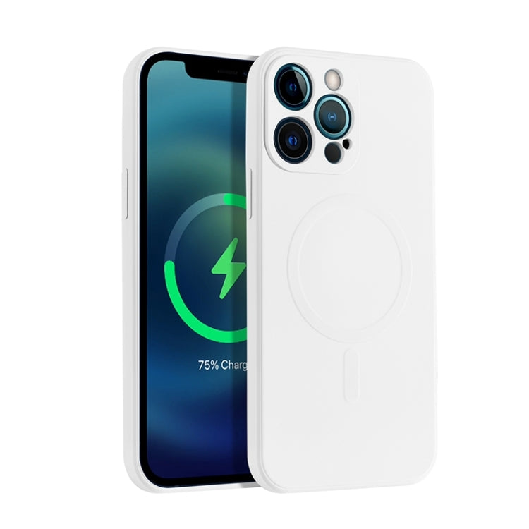 Custodia in silicone liquido MagSafe per iPhone 12