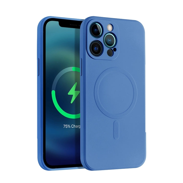 Custodia in silicone liquido MagSafe per iPhone 12