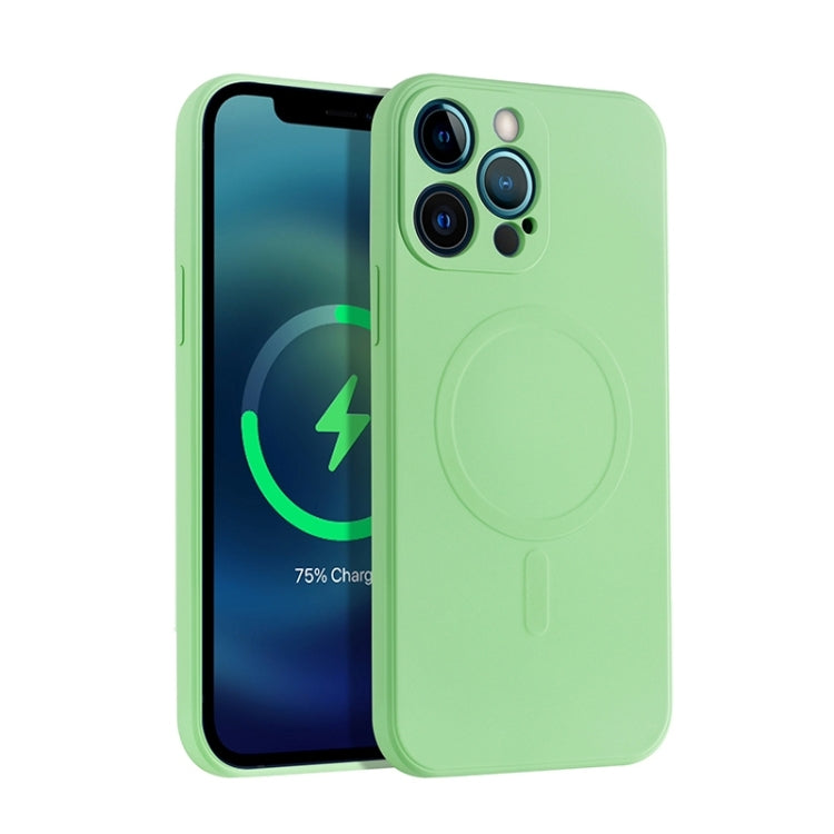Custodia per telefono Magsafe a copertura totale in silicone liquido, For iPhone 12 Pro Max, For iPhone 11, For iPhone 11 Pro