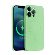 Custodia per telefono Magsafe a copertura totale in silicone liquido, For iPhone 12 Pro Max, For iPhone 11, For iPhone 11 Pro