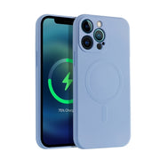 Custodia per telefono Magsafe a copertura totale in silicone liquido, For iPhone 12 Pro Max, For iPhone 11, For iPhone 11 Pro