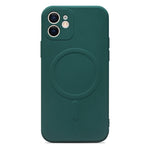Custodia in silicone liquido con MagSafe per iPhone 11