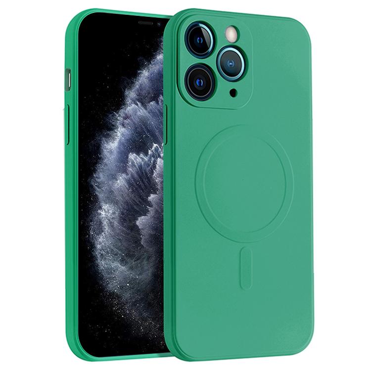 Custodia in silicone liquido con MagSafe per iPhone 11