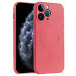 Custodia in silicone liquido con MagSafe per iPhone 11