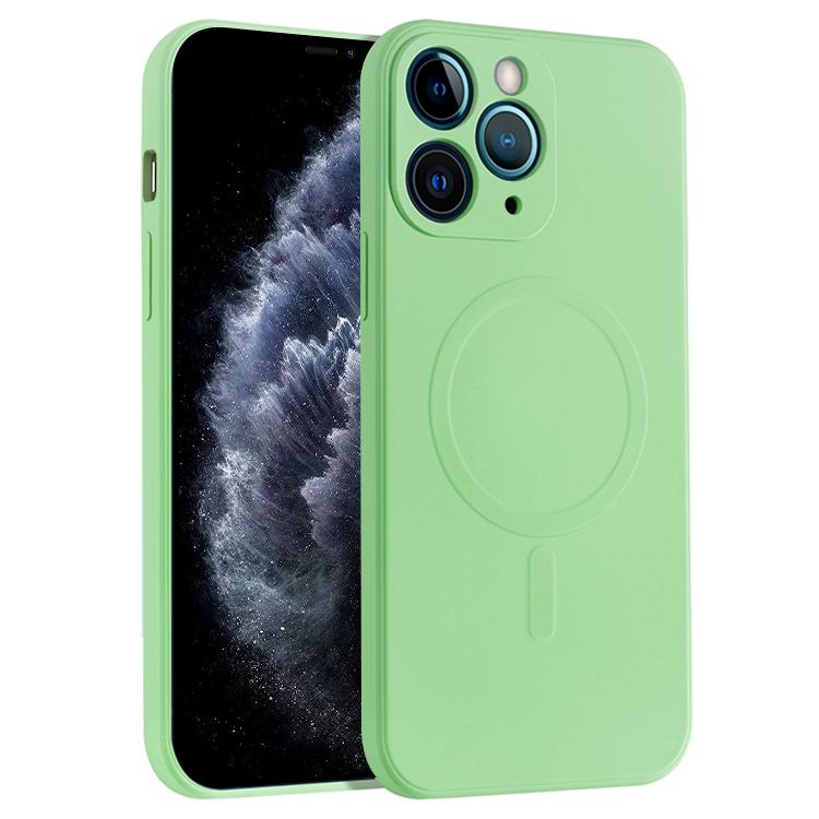 Custodia per telefono Magsafe a copertura totale in silicone liquido, For iPhone 11 Pro Max