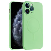 Custodia per telefono Magsafe a copertura totale in silicone liquido, For iPhone 11 Pro Max