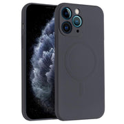 Custodia per telefono Magsafe a copertura totale in silicone liquido, For iPhone 11 Pro Max