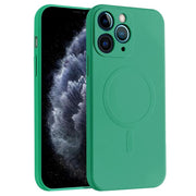 Custodia per telefono Magsafe a copertura totale in silicone liquido, For iPhone 11 Pro Max