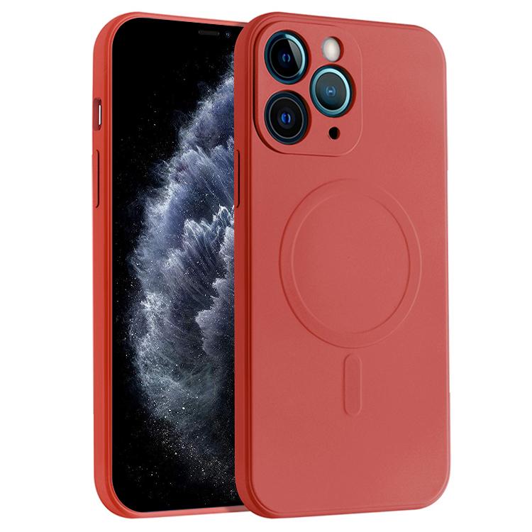Custodia silicone liquido MagSafe per iPhone 11 Pro Max