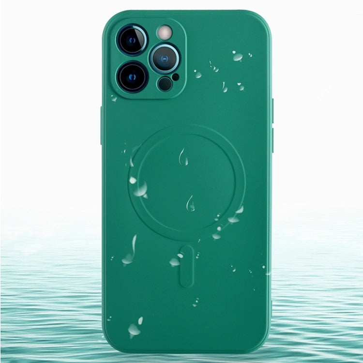 Custodia silicone liquido MagSafe per iPhone 11 Pro Max