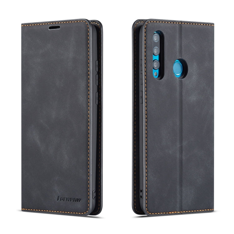 Custodia portafoglio in pelle con flip per Huawei P20