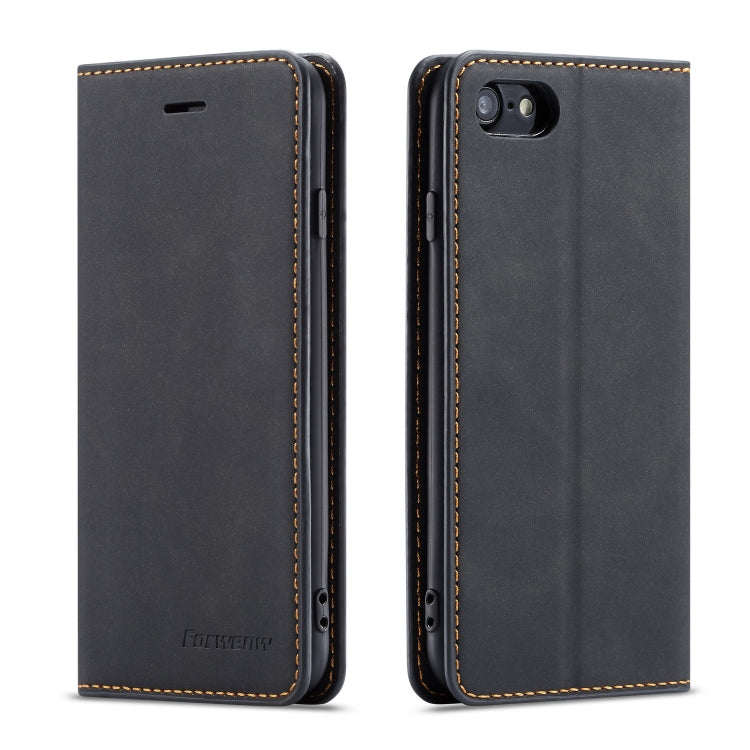 Custodia in pelle con supporto per iPhone compatibili