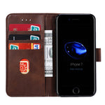 Custodia portafoglio in pelle magnetica per iPhone