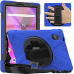 Custodia protettiva per tablet in silicone + PC con supporto e tracolla, For Lenovo Tab K10 / M10 Plus