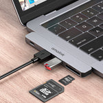 Lettore schede Dual USB-C a SD/TF 9177D 100W