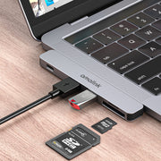 amalink 9177D Lettore di schede Dual Type-C / USB-C a SD/TF, 9177D