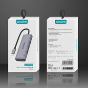 amalink 95119D Type-C / USB-C a 4 porte USB + PD 3.0 Docking station HUB multifunzione, 95119D