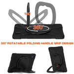 Custodia protettiva per tablet in silicone + PC, For Lenovo Tab K10 / M10 Plus
