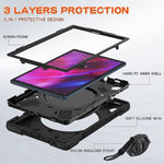 Custodia protettiva per tablet in silicone + PC, For Lenovo Tab K10 / M10 Plus