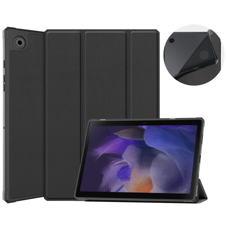 Custodia per tablet in pelle con supporto a 3 pieghe, For Samsung Galaxy Tab A8 2021 SM-X205