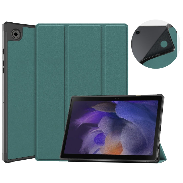 Custodia per tablet in pelle con supporto a 3 pieghe, For Samsung Galaxy Tab A8 2021 SM-X205