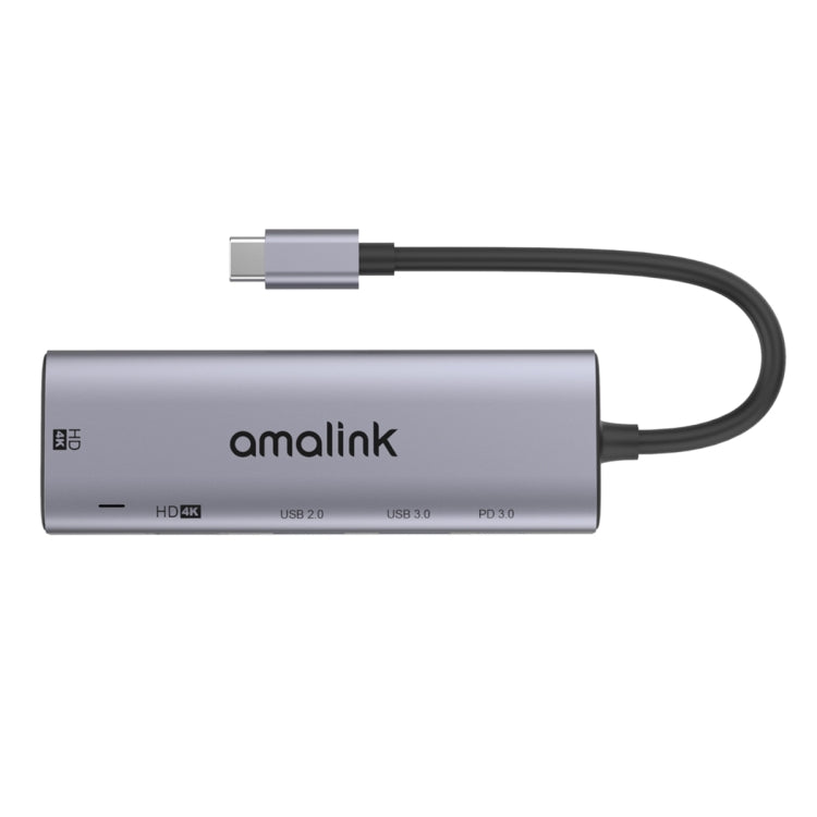 Hub USB-C con doppio HDMI 4K 30Hz e 2 porte USB