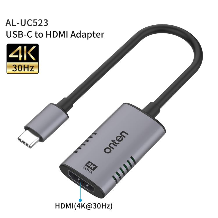 Adattatore USB-C a HDMI 4K 30Hz in lega di alluminio