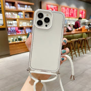 Custodia per telefono trasparente 2 in 1 PC + TPU, For iPhone 13 mini, For iPhone 13, For iPhone 13 Pro, For iPhone 13 Pro Max
