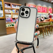Custodia per telefono trasparente 2 in 1 PC + TPU, For iPhone 13 mini, For iPhone 13, For iPhone 13 Pro, For iPhone 13 Pro Max