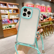 Custodia per telefono trasparente 2 in 1 PC + TPU, For iPhone 13 mini, For iPhone 13, For iPhone 13 Pro, For iPhone 13 Pro Max