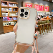 Custodia per telefono trasparente 2 in 1 PC + TPU, For iPhone 13 mini, For iPhone 13, For iPhone 13 Pro, For iPhone 13 Pro Max