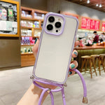 Custodia trasparente TPU + PC per iPhone 13