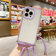 Custodia per telefono trasparente 2 in 1 PC + TPU, For iPhone 13 mini, For iPhone 13, For iPhone 13 Pro, For iPhone 13 Pro Max