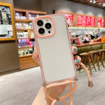 Custodia trasparente TPU + PC per iPhone 13