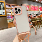 Custodia per telefono trasparente 2 in 1 PC + TPU, For iPhone 13 mini, For iPhone 13, For iPhone 13 Pro, For iPhone 13 Pro Max