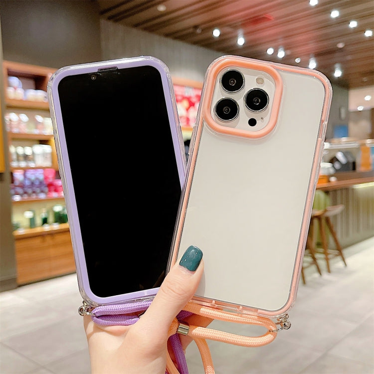 Custodia trasparente TPU + PC per iPhone 13
