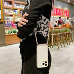 Custodia trasparente TPU + PC per iPhone 13