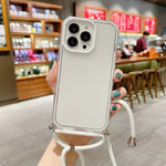Custodia trasparente TPU + PC per iPhone 13