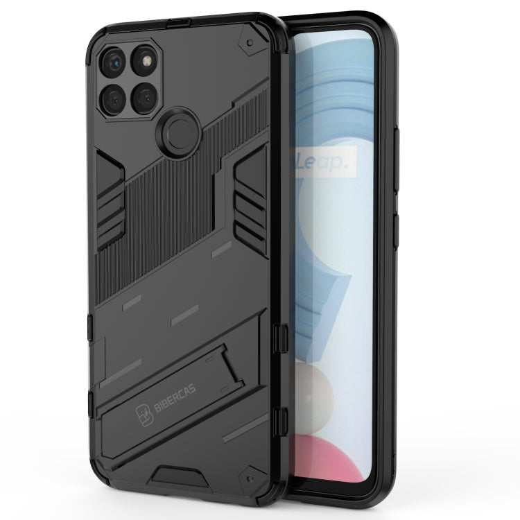 Punk Armor 2 in 1 Custodia antiurto per PC + TPU, For Realme C21Y