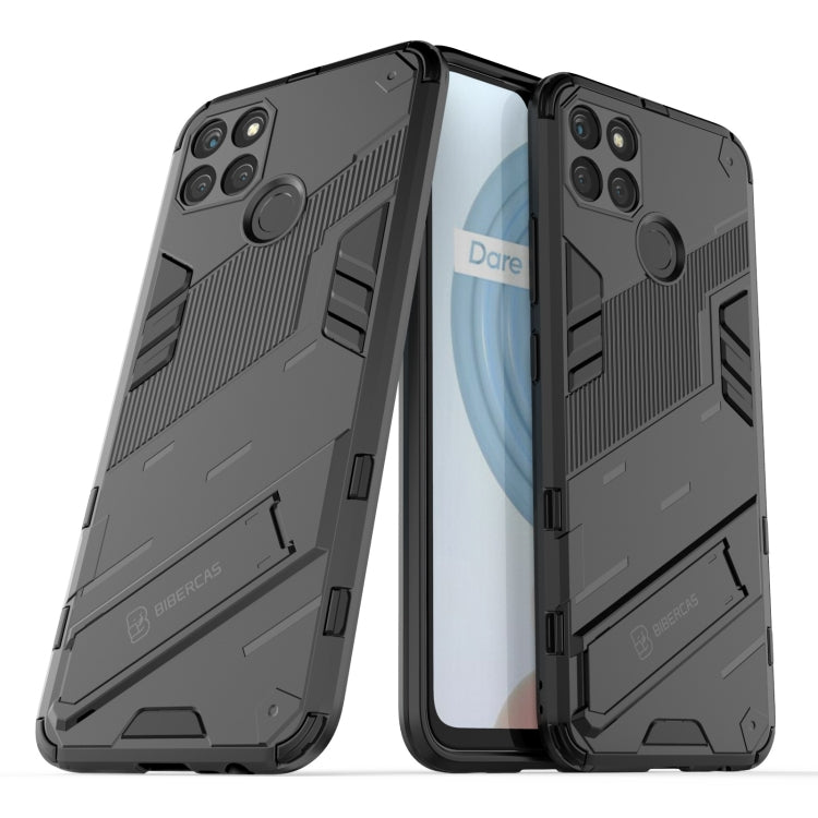 Punk Armor 2 in 1 Custodia antiurto per PC + TPU, For Realme C21Y